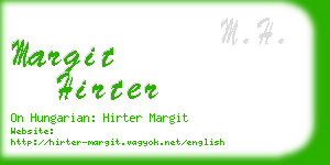 margit hirter business card